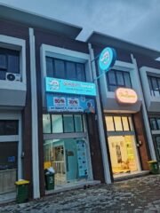 Pemasangan Neon Box Sahabat Laundry di Cengkareng